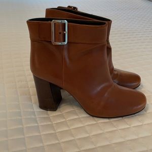 Prada Brown Leather Booties